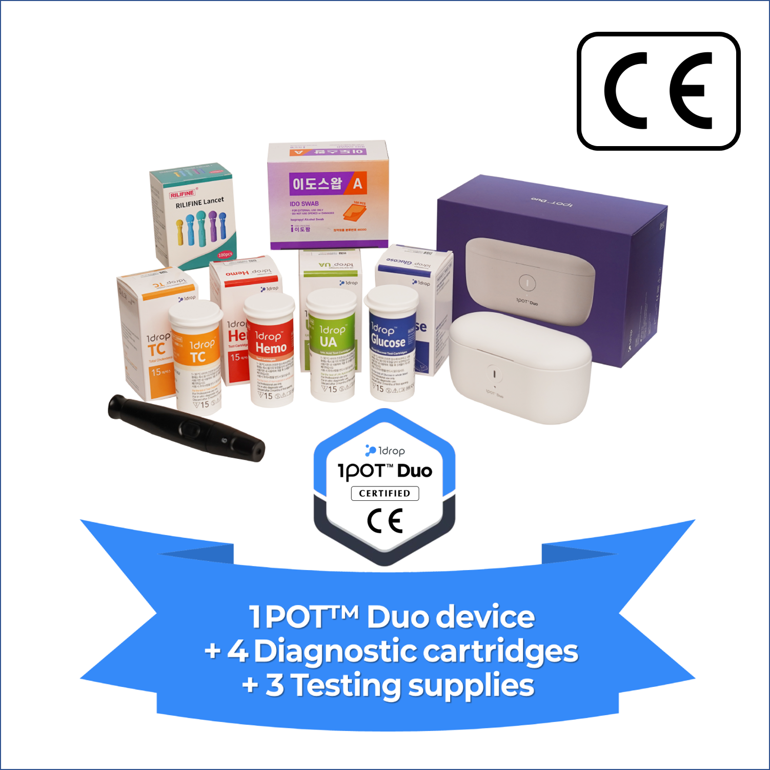 1POT Duo Package – Complete Health Test Kit
